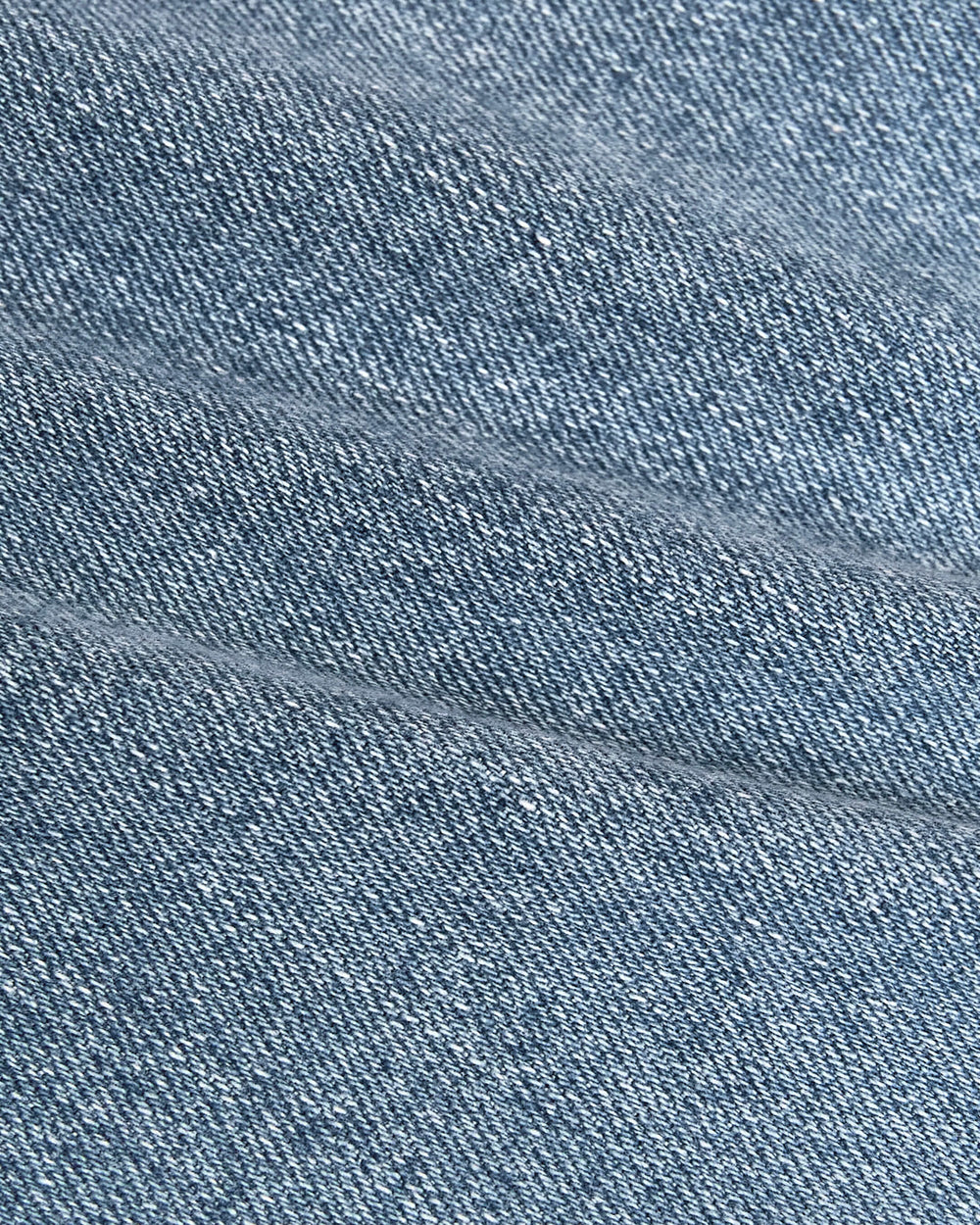 Light Indigo Wash Straight Authentic Denim Jeans