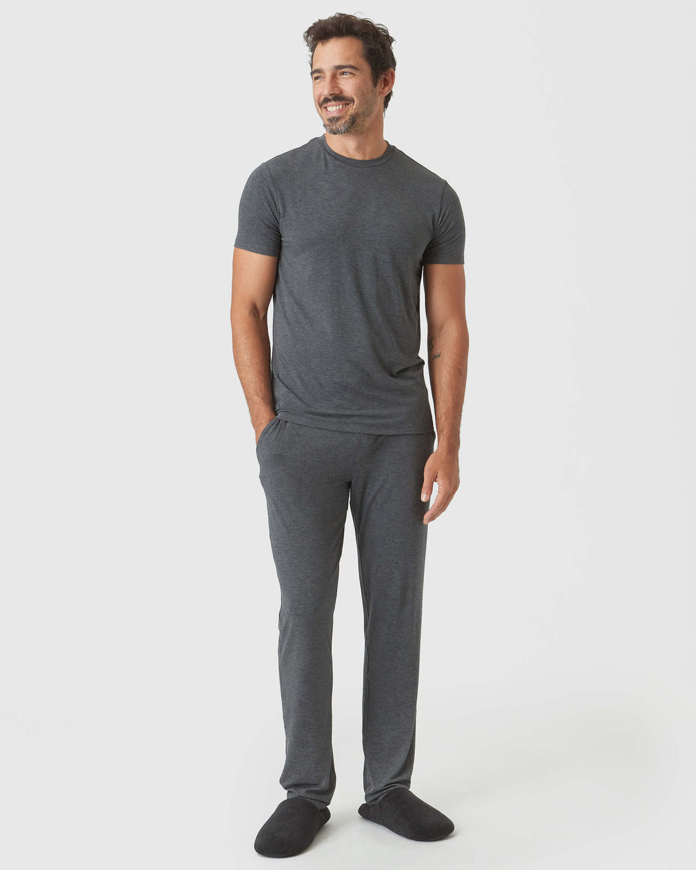 Charcoal Heather Gray Loungewear Pant