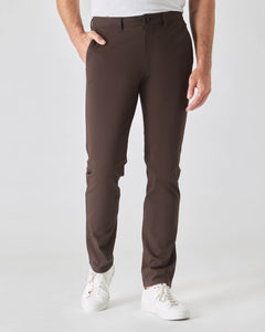 True ClassicDark Oak Slim Twill Chino Pant