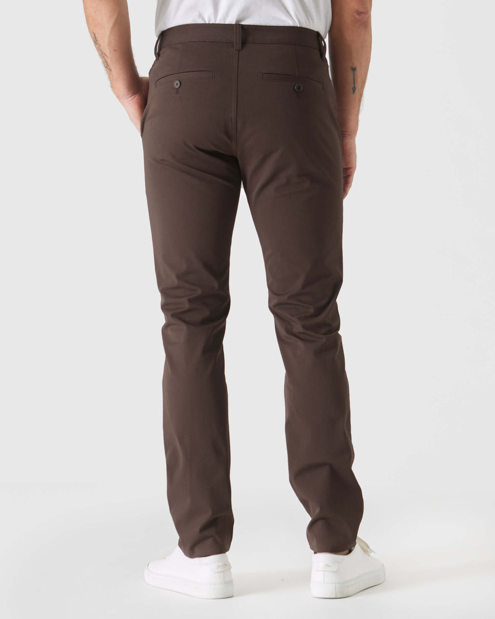 Dark Oak Slim Twill Chino Pant