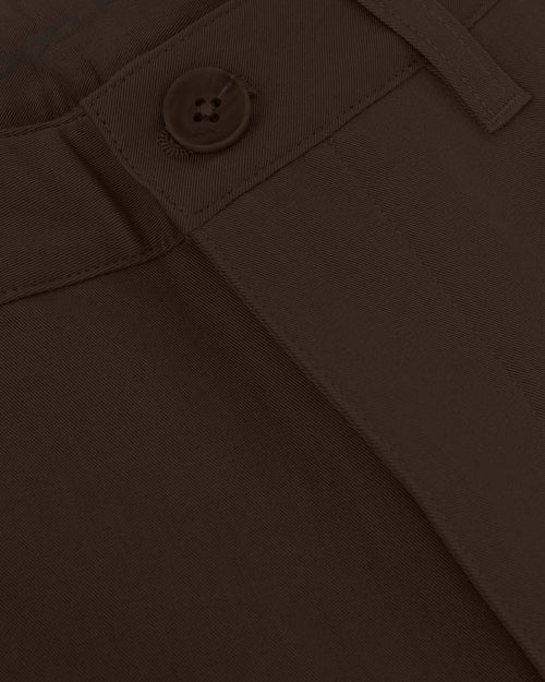 Dark Oak Slim Twill Chino Pant