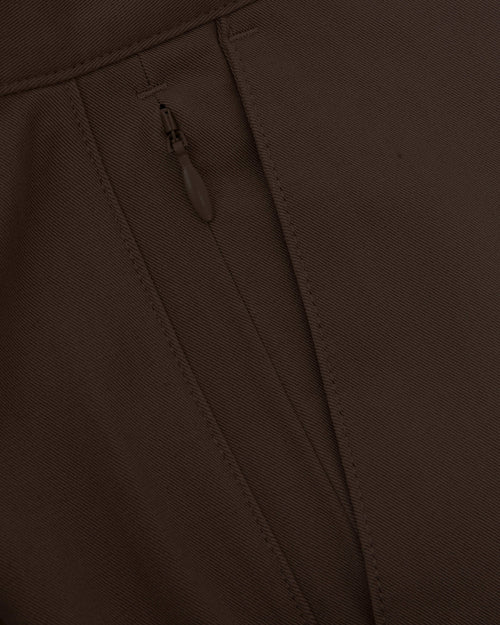 Dark Oak Straight Twill Chino Pant