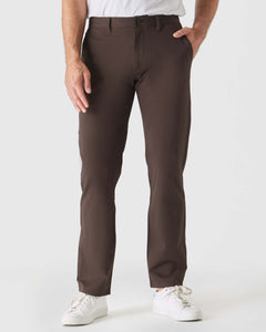 True ClassicDark Oak Straight Twill Chino Pant