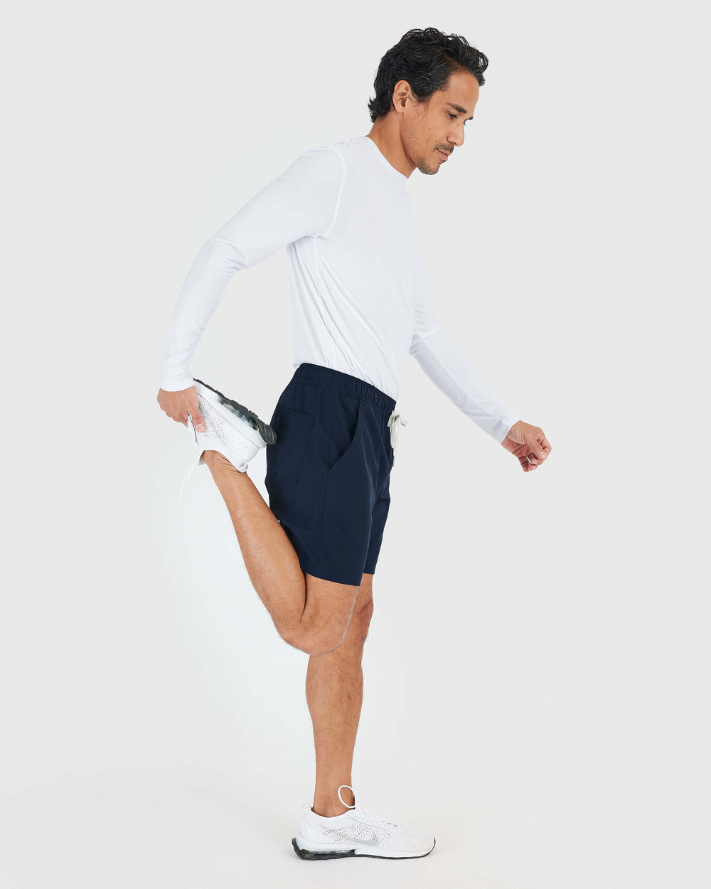 Navy Active Quick Dry Shorts with Liner