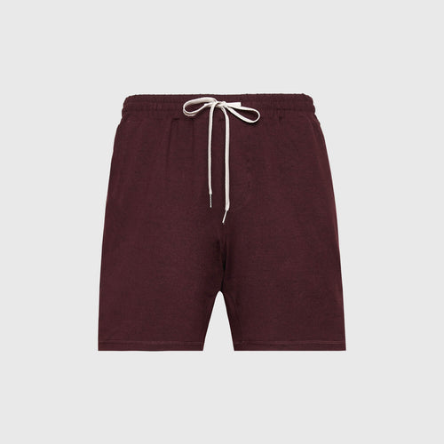 Dark Heather Burgundy Active Comfort Shorts