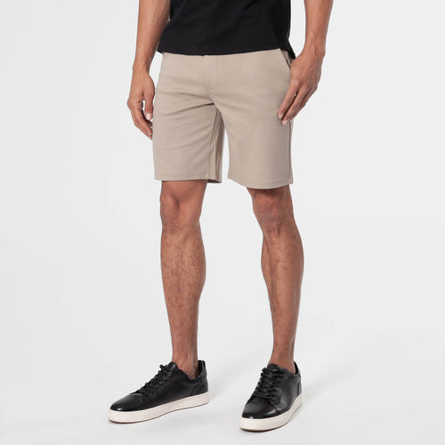 9" Khaki Comfort Knit Chino Shorts