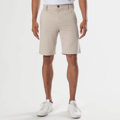 9" Sandstone Comfort Knit Chino Shorts