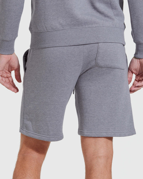 Heather Gray Fleece French Terry Shorts