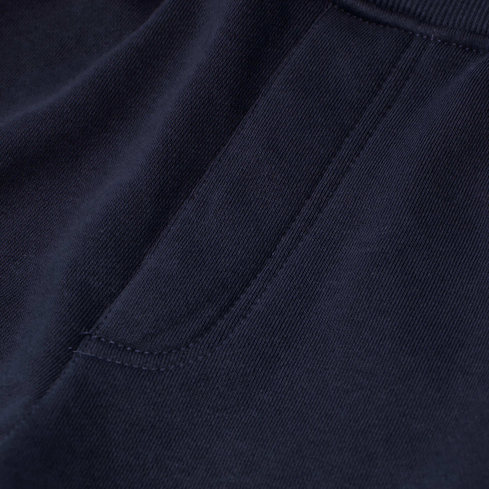 Navy Fleece French Terry Shorts