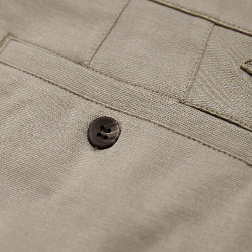 7" Khaki Comfort Knit Chino Shorts