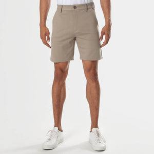 True Classic7" Khaki Comfort Knit Chino Shorts