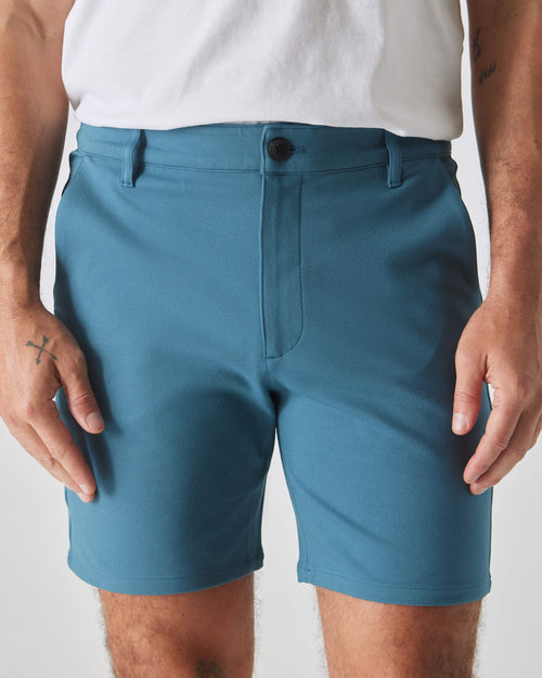 7" Sapphire Comfort Knit Chino Shorts