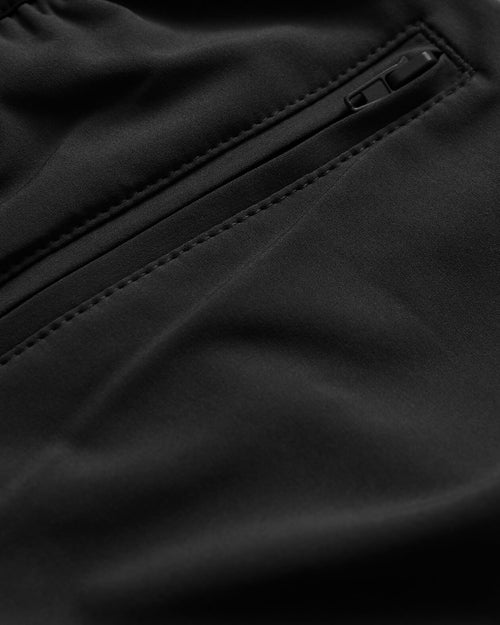 7" Black Active Training Shorts