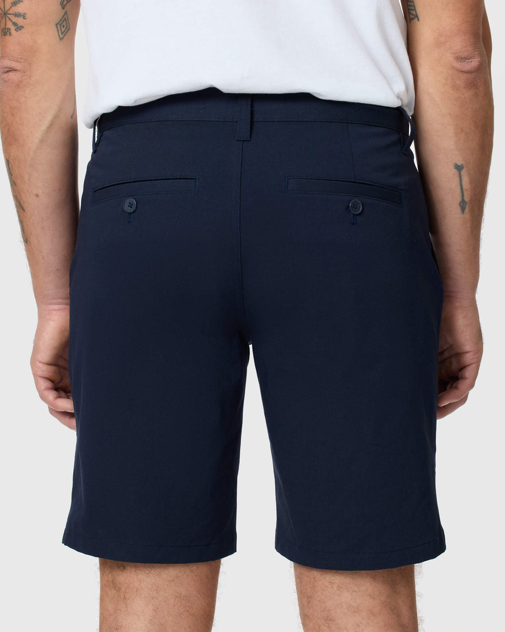 9" Navy Classic Twill Shorts