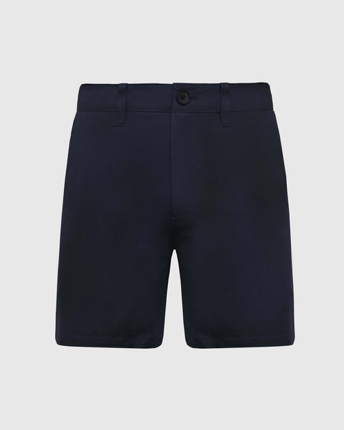 7" Navy Classic Twill Shorts