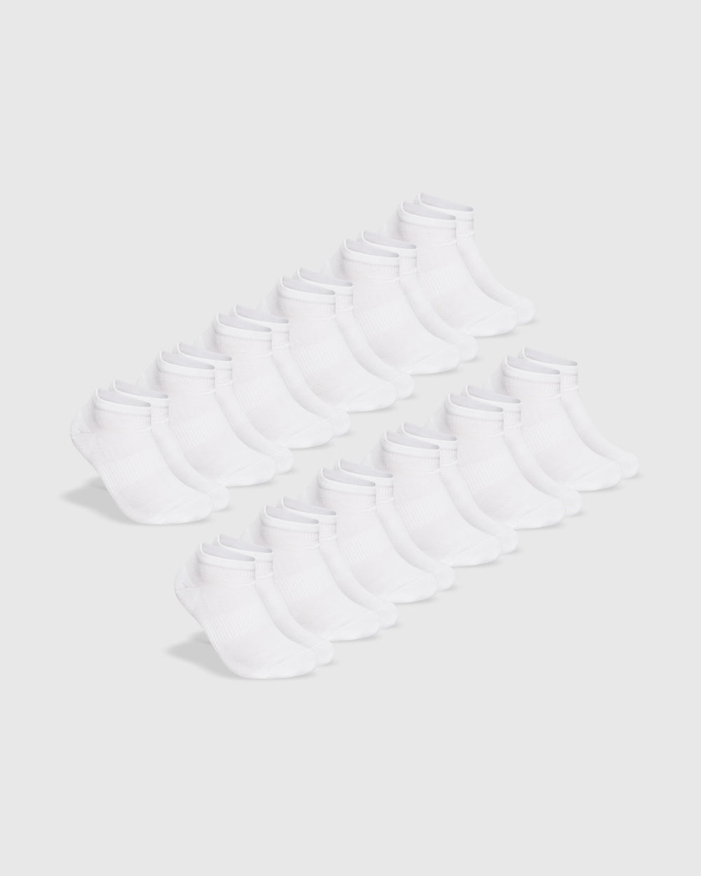 White Ankle Socks 12-Pack