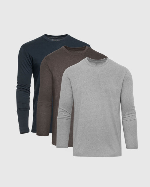 Autumn Long Sleeve Crew 3-Pack