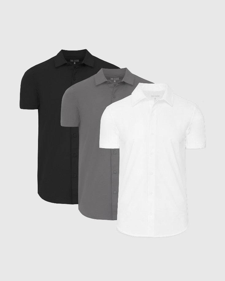 Staple Short Sleeve Commuter Shirt 3-Pack