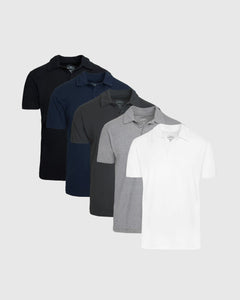 True ClassicThe Basic Short Sleeve Polo 5-Pack