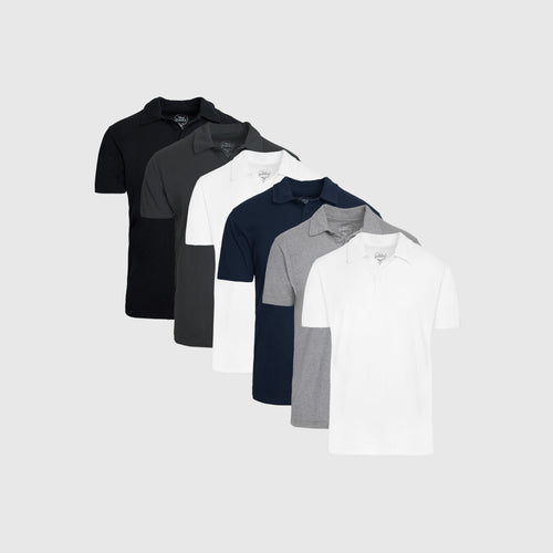 The Basic Short Sleeve Polo 6-Pack