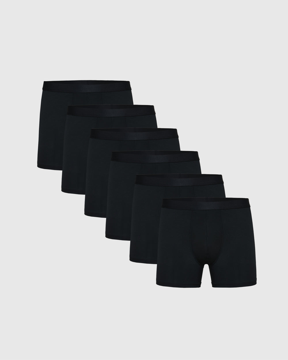 Black Boxer Trunks 6-Pack