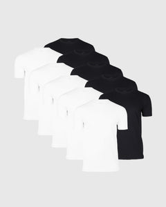 True ClassicBlack and White Crew Neck 10-Pack