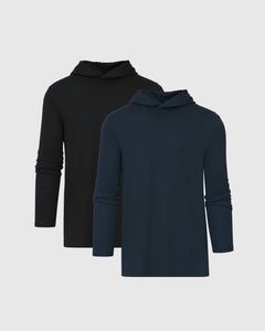 True ClassicClassic Hooded Long Sleeve T-Shirt 2-Pack