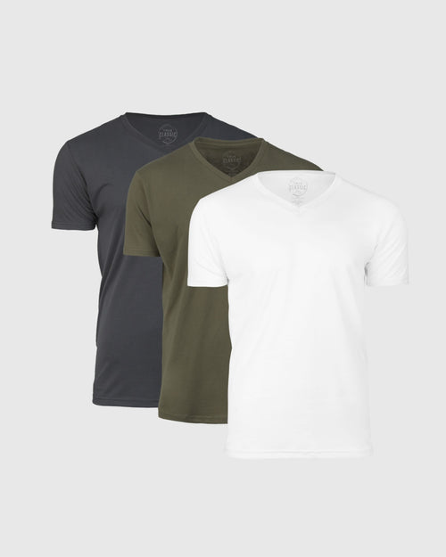 The Color V-Neck Tee 3-Pack