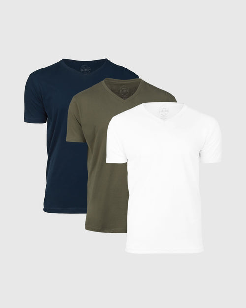 Cool Color V-Neck Tee 3-Pack