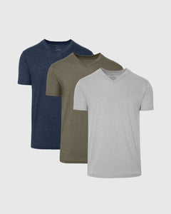 True ClassicHeathers V-Neck Tee 3-Pack