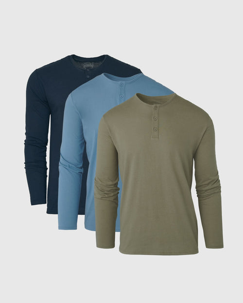 Henley Color 3-Pack