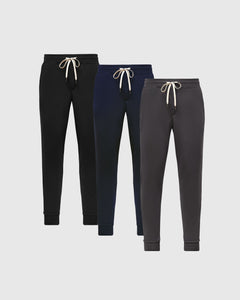 True ClassicMulti Fleece Jogger 3-Pack