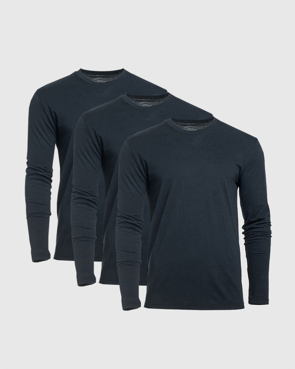 All Navy Long Sleeve Crew Neck 3-Pack