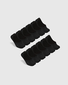 True ClassicBlack Never Show Socks 12-Pack