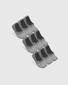 True ClassicHeather Gray Never Show Socks 9-Pack