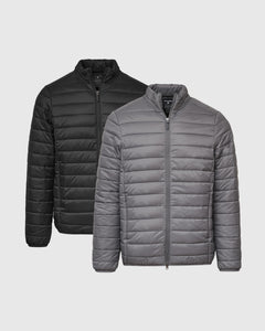 True ClassicMonochrome Puffer Jacket 2-Pack