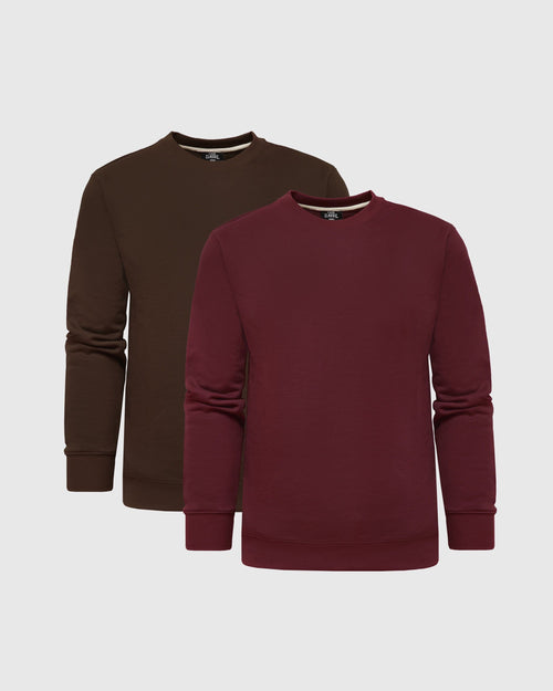 Seasonal Fleece Crew Sweatshirt 2-Pack