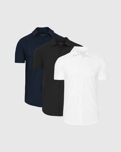 True ClassicShort Sleeve Button Up Classic 3-Pack