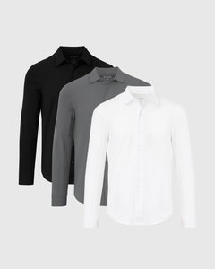 True ClassicStandard Commuter Long Sleeve Shirt 3-Pack