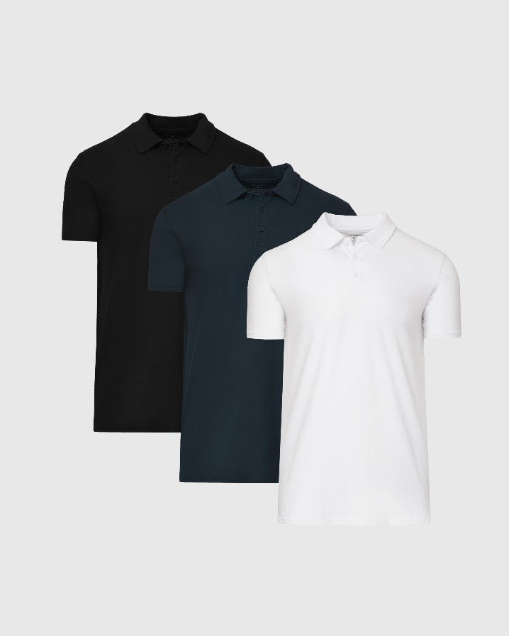 Standard Tall Short Sleeve Polo 3-Pack