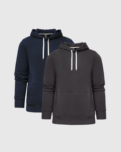 True ClassicStaple Fleece French Terry Pullover Hoodie 2-Pack