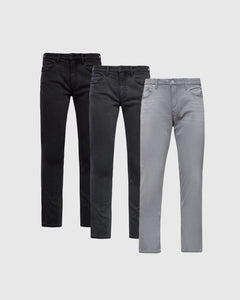 True ClassicSlim Fit Comfort Stretch Jeans 3-Pack