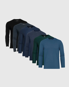 True ClassicSleek Long Sleeve Tees 6-Pack