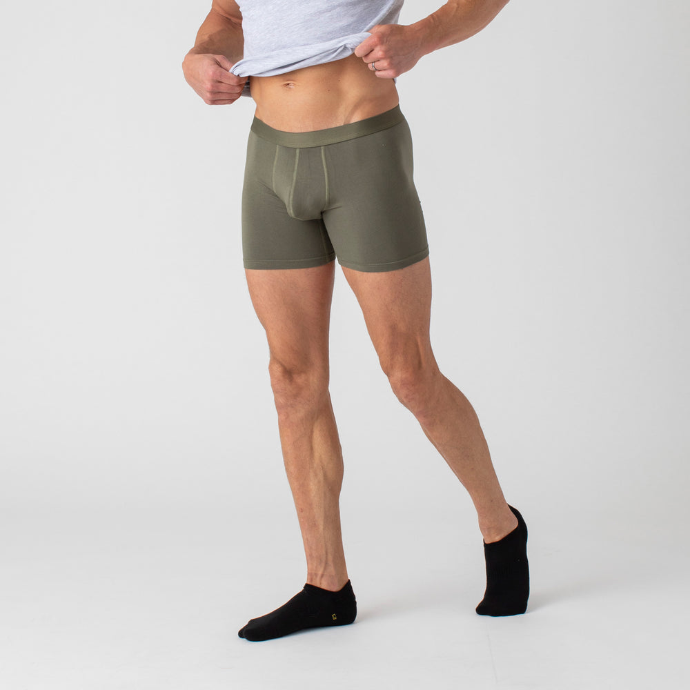 Military Green Boxer Briefs 3-Pack