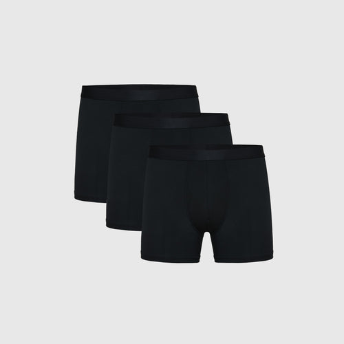 Black Boxer Trunks 3-Pack