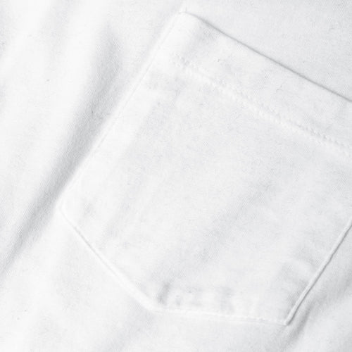 White Pocket Crew Tee