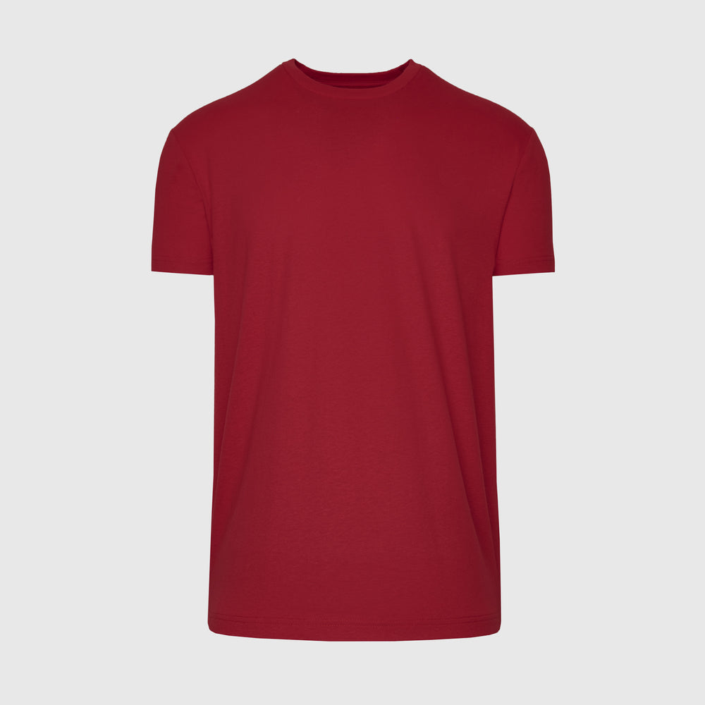 Crimson Short Sleeve Crew Neck Tee