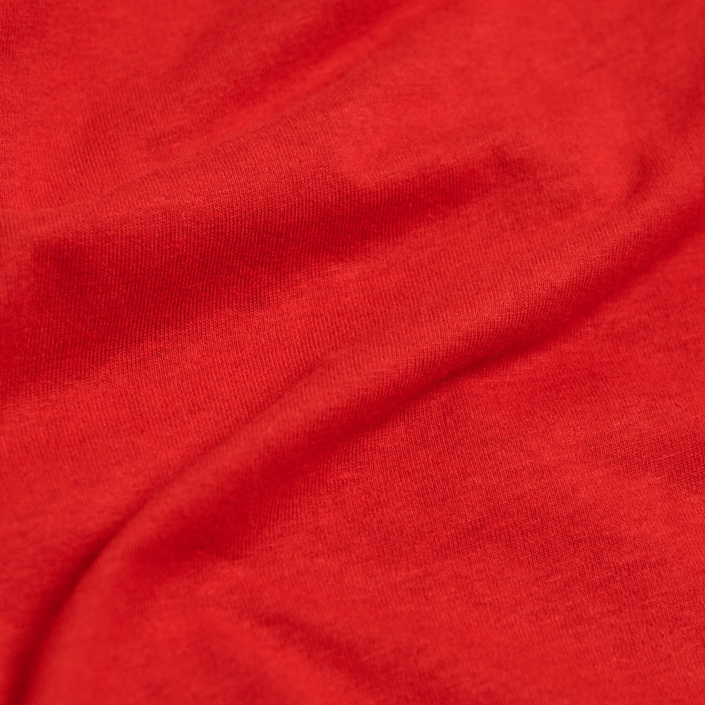 True Red Short Sleeve Crew Neck Tee