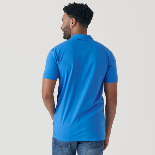 Periwinkle Blue Short Sleeve Polo