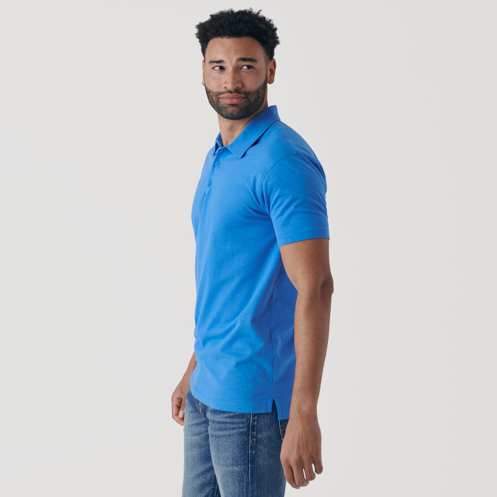 Periwinkle Blue Short Sleeve Polo